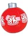 New 12 Inch Inflatable Red Christmas Balloon Ornament
