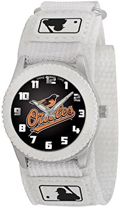 Fan Watches MLB Sports Team Baltimore Orioles Kids Wrist Watch - Rookie White MLB-ROW-BAL