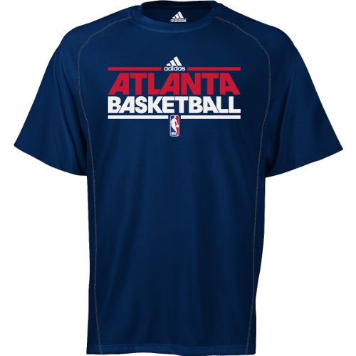 Adidas Atlanta Hawks Heathered Climalite Long Sleeve T-Shirt Large