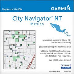 Garmin City Navigator Mexico Map CD-ROM (Windows)