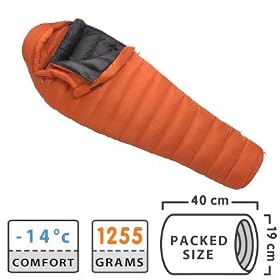 Buy Marmot Lithium Sleeping Bag: 0 Degree Down Bonfire, Reg Left Zip