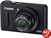 Canon ǥ륫 PowerShot S100 ֥å PSS100(BK) 1210 24mm 5ܥ 3.0TFTվ顼˥