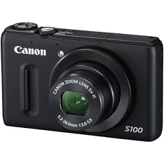 Canon デジタルカメラ PowerShot S100 ブラック PSS100(BK) 1210万画素 広角24mm 光学5倍ズーム 3.0型TFT液晶カラーモニター