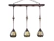 Dale Tiffany TH100875 Raphael Pendant Light, Antique Golden Sand and Art Glass Shade