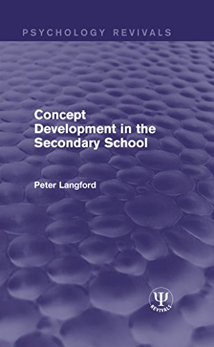 Concept Development in the Secondary School (Psychology Revivals)