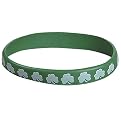 Shamrock Rubber Bracelets - 36 pk.
