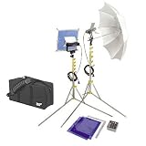 Lowel Go Easy-V Kit, Quartz Lighting Outfit with LB-30 Soft Case.