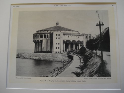 Approach to the Wrigley Casino, Avalon, Santa Catalina Island, CA