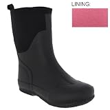 Capelli New York Solid Ladies Short Techno Body Neoprene & Rubber Rain Boot