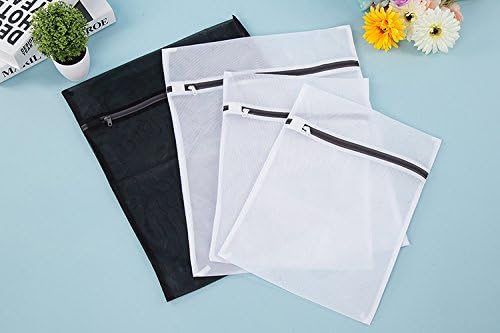 Delicates Bra &amp; Sweater Laundry Bag Set of 4 (2 Medium &amp; 2 Large) Superior Quality Lingerie &amp; Laundry Washing Bags - Best Garment Bag for Wash &amp; Drye