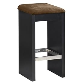 Soho Pablo Backless Stool Bar Stool Moroccan Brown by Home Decorators Collection