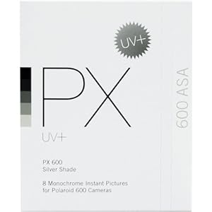 Impossible Px 600 Silver Shade Uv+ Film For Polaroid 600 Cameras