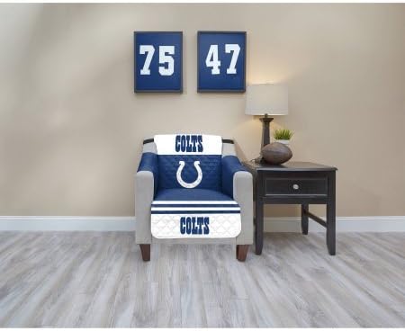 NFL Licensed TPU Lamination Waterproof Furniture Protector, Chair, Indianapolis Colts | Easy and convenient