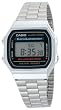 Casio Men's A168W-1 Electro Luminescence Digital Bracelet Watch