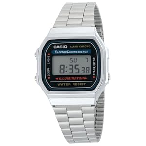 Casio Men's A168W-1 Electro Luminescence Digital Bracelet Watch Casio Men's A168W-1 Electro Luminescence Digital Bracelet Watch