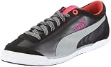 Puma WNS 2.9 Lo Elegant LEA 303629, Damen, Sneaker, Schwarz (black-limestone gray-festival fuchsia 01), EU 41 (UK 7.5) (US 10)