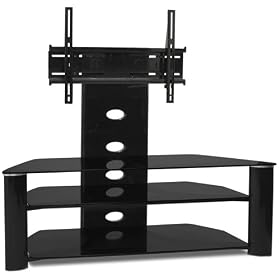 Wide Mountable Flat Panel HDtv Stand by TECHCRAFT