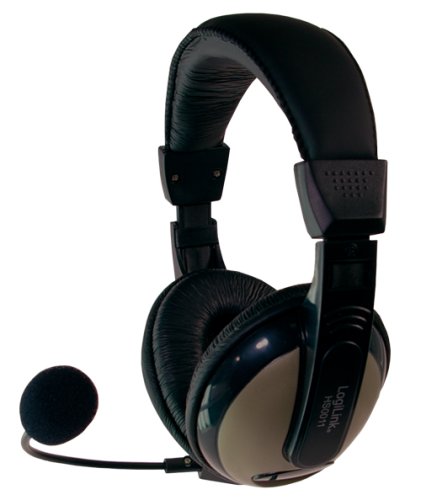 Childrens Toyshop  Electronics : LogiLink High Comfort Headset with Microphone and Volume Control ? HS-0011