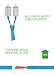 Monoy Aviation Aluminum Dual Lightning Data Sync&Charging Cable/Charger USB Cord for iPhone 5/5C/5S/6/6 Plus/6S/6S Plus,iPad 3/4,iPad Mini 2/Mini 3/Mini 4,iPad Air/Air 2, iPod (Dual Lightning Black)
