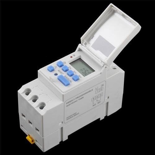 THC 15A Digital LCD Weekly Programmable Timer AC 220V Time Relay Switch 04