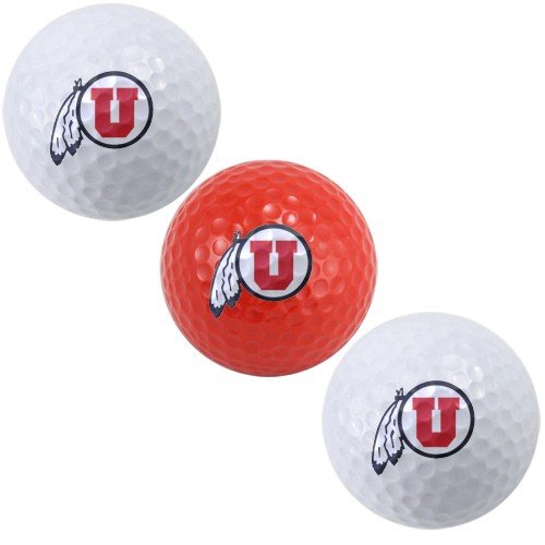 Utah Utes 3-pack Golf Balls