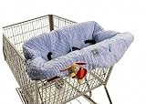 Itzy Ritzy Shopping Cart High Chair Cover - Minky Dot Blue
