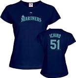 Ichiro Suzuki Seattle Mariners Women's Name & Number Tee