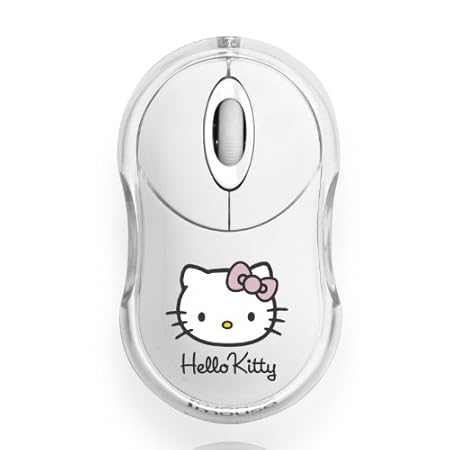 Saitek Hello Kitty Optische Maus (800dpi, USB 2.0) weiß