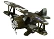 Classic Wing Airplane Pullback - Green Camo Biplane