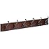 LIBERTY 165541  Six Scroll Hook Rack Cocoa and Soft Iron,  27-Inch