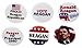 A&T Designs Set 6 Proud President Reagan Republican Vote 1.25