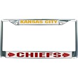 Kansas City Chiefs Chrome License Plate Holder