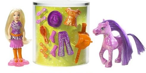 Childrens Toyshop  Toys : Polly Pocket Groovy-Glam Pony Polly Doll