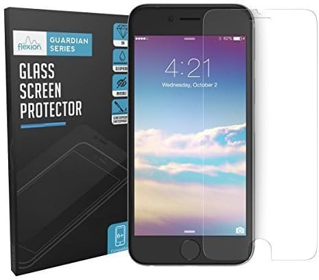 iPhone 6 Plus HD Clear Ballistic Glass Screen Protector, FlexionTM [Guardian Series] **NEW** Ultra Clear World's Thinnest HD Premium Ballistic 99.9% Touch Accurate Perfect Fit Screen Protectors Maximum Screen Protection for iPhone 6 / 6S Plus (5.5) ATT Verizon T-Mobile [Lifetime Warranty]