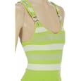 Sleeveless Nylon Lycra Clingy Knit Tank Top