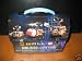 Disney Wall E Metal Tin Dome Lunch Box - Black with Blue Handle