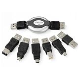 Caltrad Travel USB Cable Kits To IEEE 1394 Firewire 4/6P Adapter