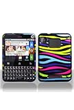 Motorola MB502 Charm Graphic Case - Rainbow Zebra