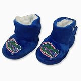 FLORIDA GATORS OFFICIAL BABY BOOTIES SZ SMALL (0-3 MOS)
