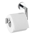 WENKO 17951100 Toilettenpapierhalter Napoli-Revello Power-Loc - Befestigen ohne Bohren, Messing verchromt, rostfrei, 17 x 10.5 x 7 cm