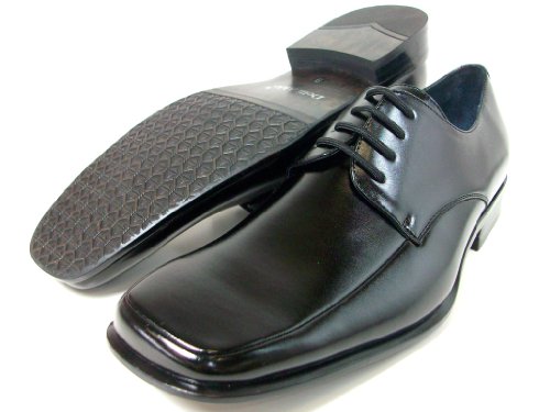 Mens Black Delli Aldo Square Toe Oxford Dress Casual Shoes Styled in Italy