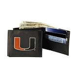 Miami Hurricanes Embroidered Billfold Wallet