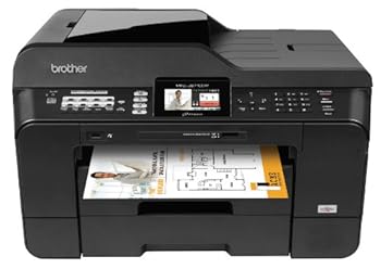 Brother MFCJ6710DW Business Inkjet All-in-One Printer with 11-Inch x 17-Inch Duplex Printing, 11-Inch x 17-Inch Scan Glass & Dual Paper Trays Brother MFCJ6710DW Business Inkjet All-in-One Printer with 11-Inch x 17-Inch Duplex Printing, 11-Inch x 17-Inch Scan Glass & Dual Paper Trays