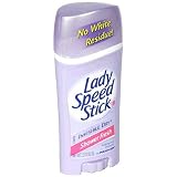 Lady Speed Stick Antiperspirant/Deodorant, Invisible Dry, Shower Fresh, 2.3 oz, (Case of 6)