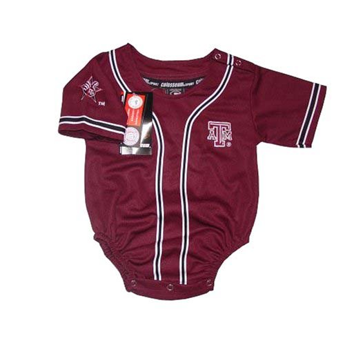Buy Texas A&M University Aggies NCAA Baseball Infant baby Onesie Jersey 12-18 months by Colosseum