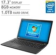 Toshiba Satellite 17.3" Laptop Computer with Windows 7 Professional (2.2GHz Intel i5-5200U Processor, 8GB RAM, 1TB HDD, Multi-DVD Drive)