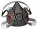 3M 6300 Half Facepiece Respirator - Facepiece Only - Large Size, Requires Filters or Cartridges