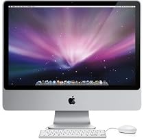 Apple iMac MB418D/A 61 cm (24 Zoll) Desktop-PC (Intel Core 2 Duo 2,6GHz, 4GB RAM, 640GB HDD, Nvidia GeForce 9400M, DVD+- DL RW, Mac OS X)