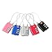 Pixnor TSA Approved Travel Combination Cable Luggage Locks 3-Digit for Suitcases Backpacks 4 Pack Black