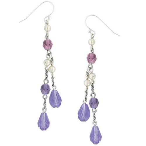 Queens Collection Long Tassel Drop Earrings